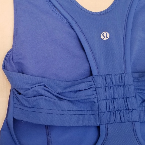 {6} Lululemon Tone It Tank Pipe Dream Blue - Picture 7 of 8